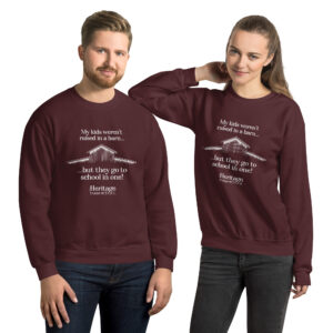 Raised in a Barn Adult Unisex Sweatshirt